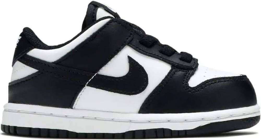 NWT Nike Dunk Low (TDE) Toddler’s Shoe - White/Black/White - 4C (CW1589-100)